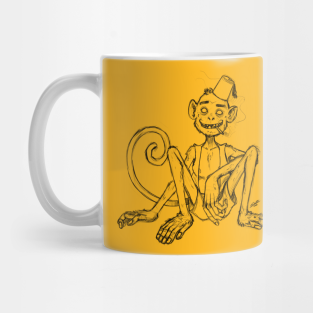 Gorillaz Mug - Mike the monkey by ekkimu